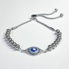 Load image into Gallery viewer, Evil Eye Adjustable Bracelet