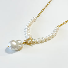 Load image into Gallery viewer, BG Signature Baroque Freshwater Pearl Necklace