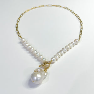 BG Signature Baroque Freshwater Pearl Necklace