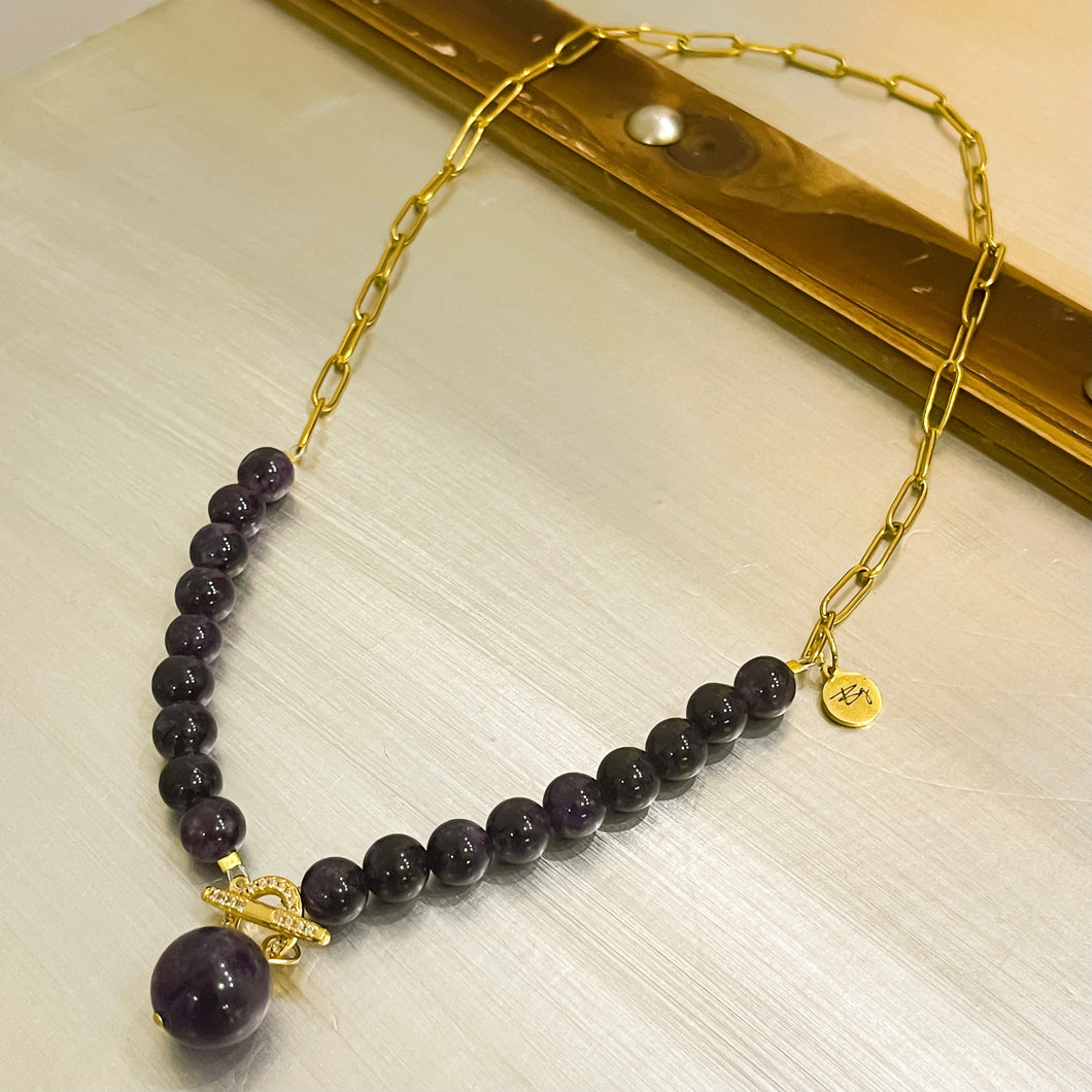 BG Signature Amethyst Necklace