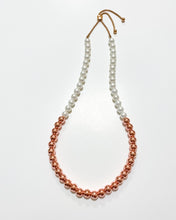 Load image into Gallery viewer, Pearl Tango Necklace - Rose Gold