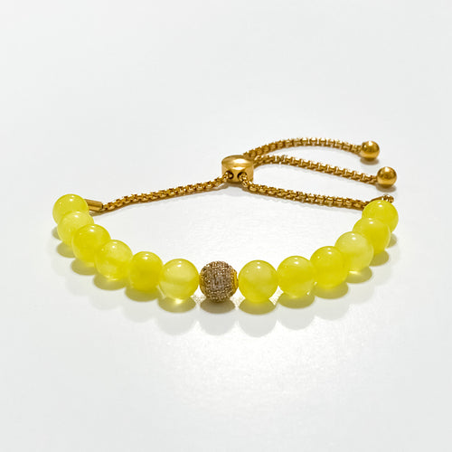 Lemon Bauble Jade Bracelet