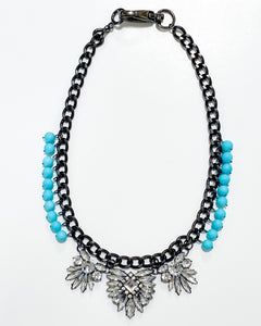 Chefchaouen Crystal Necklace