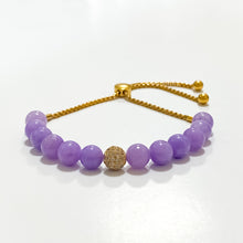 Load image into Gallery viewer, Grape Bauble Jade Bracelet