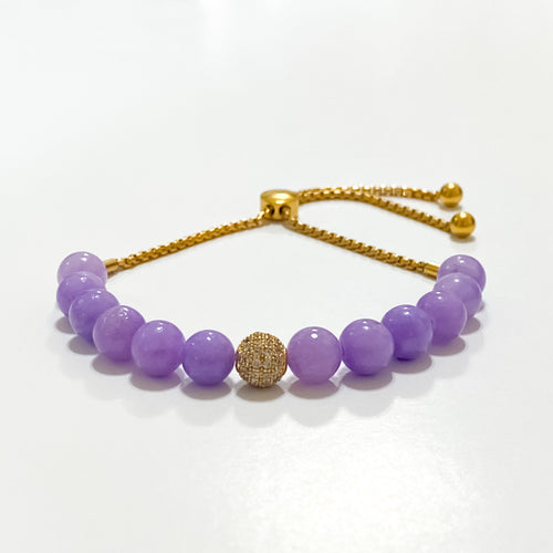 Grape Bauble Jade Bracelet