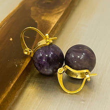 Load image into Gallery viewer, BG Signature Amethyst Earrings