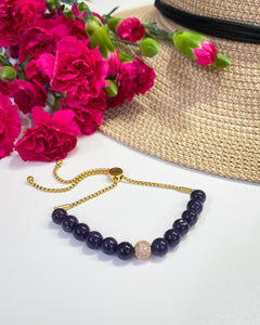 BG Signature Amethyst Bauble Bracelet