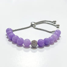 Load image into Gallery viewer, Grape Bauble Jade Bracelet