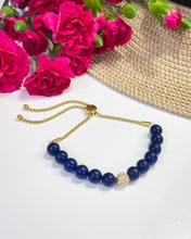 Load image into Gallery viewer, BG Signature Lapis Lazuli Bauble Bracelet