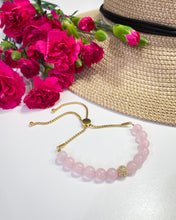 Load image into Gallery viewer, BG Signature Rose Quartz Bauble Bracelet