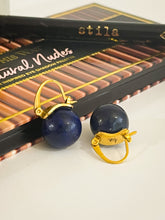 Load image into Gallery viewer, BG Signature Lapis Lazuli Earrings