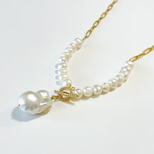 BG Signature Baroque Freshwater Pearl Necklace