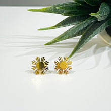 Load image into Gallery viewer, Gold Sun Stud Earrings