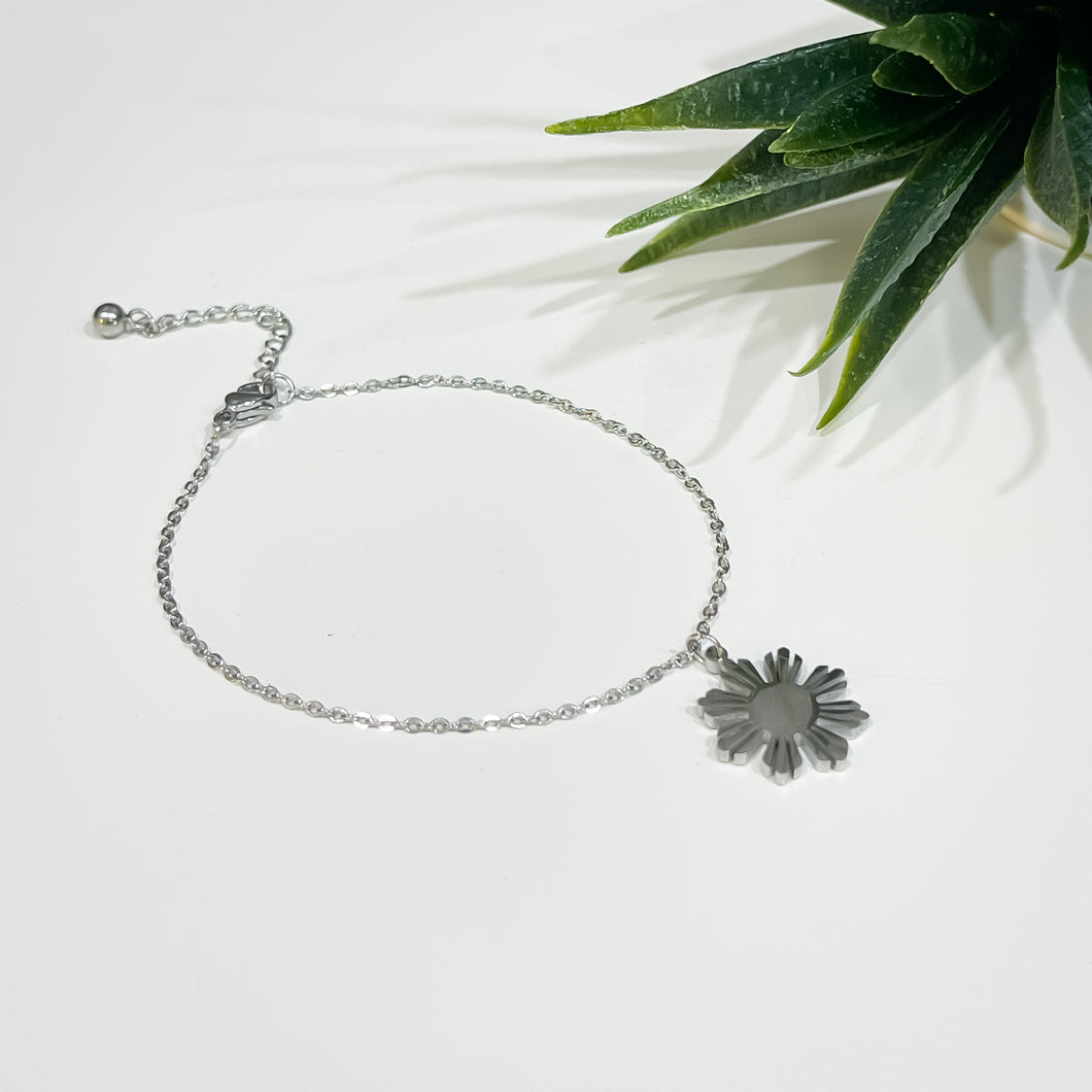 Silver Sun Bracelet