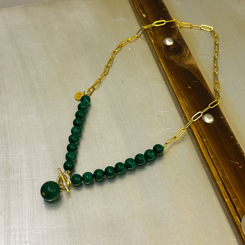 BG Signature Malachite Necklace