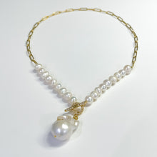 Load image into Gallery viewer, BG Signature Baroque Freshwater Pearl Necklace