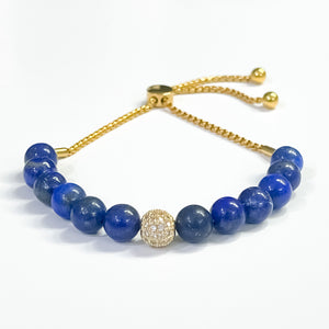 BG Signature Lapis Lazuli Bauble Bracelet