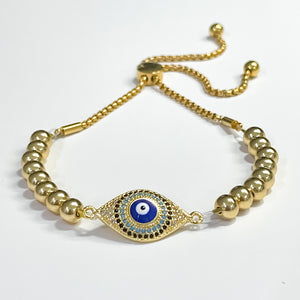 Evil Eye Adjustable Bracelet