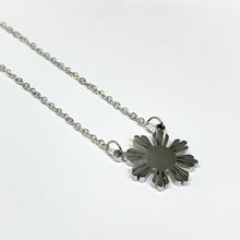 Load image into Gallery viewer, Silver Sun Necklace