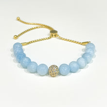 Load image into Gallery viewer, BG Signature Aquamarine Bauble Bracelet