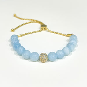 BG Signature Aquamarine Bauble Bracelet