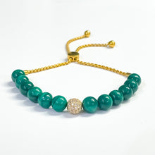 Load image into Gallery viewer, BG Signature Malachite Bauble Bracelet