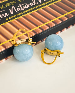 BG Signature Aquamarine Earrings